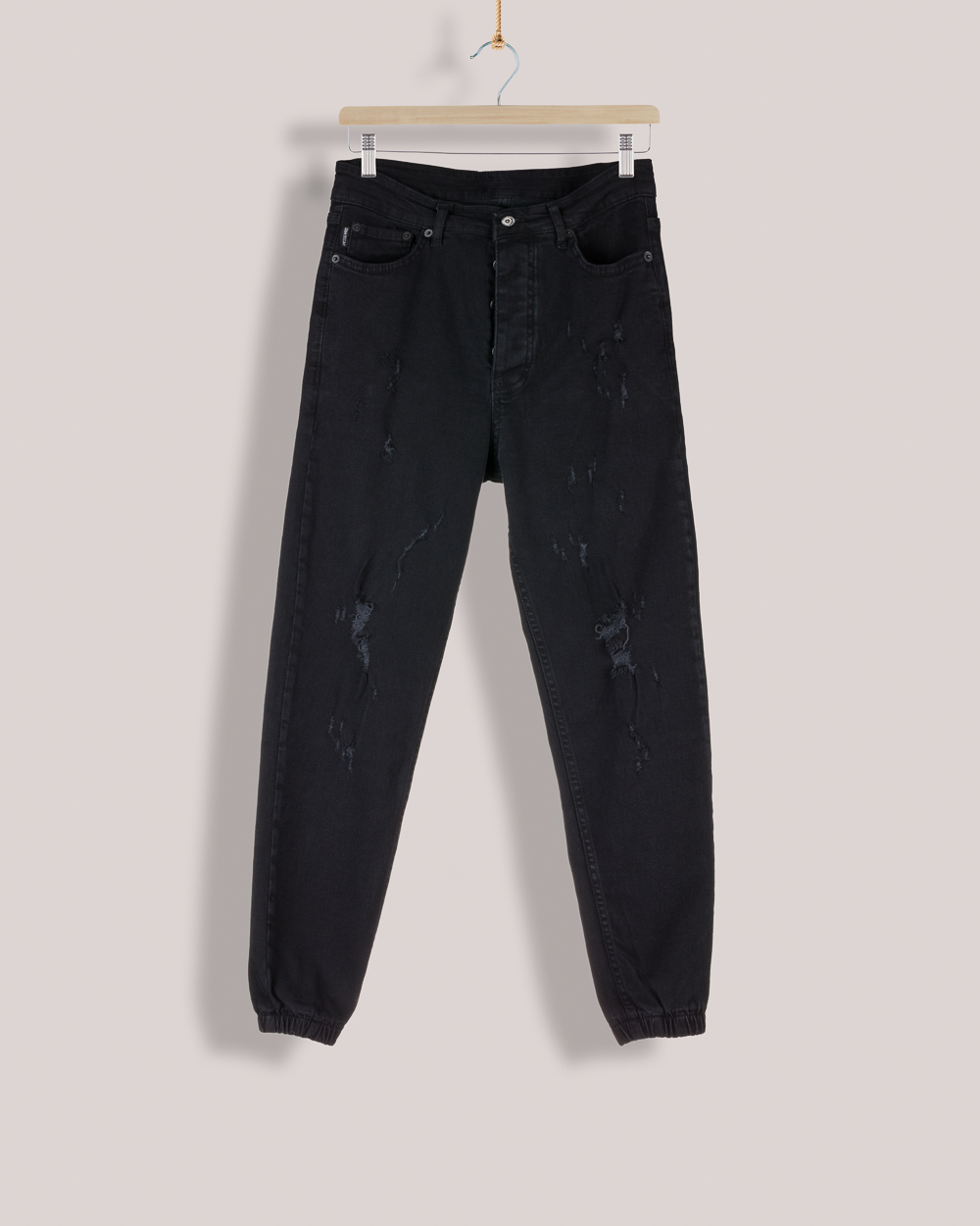 Ανδρικό Oscar Jogger Jeans (Μαύρο)