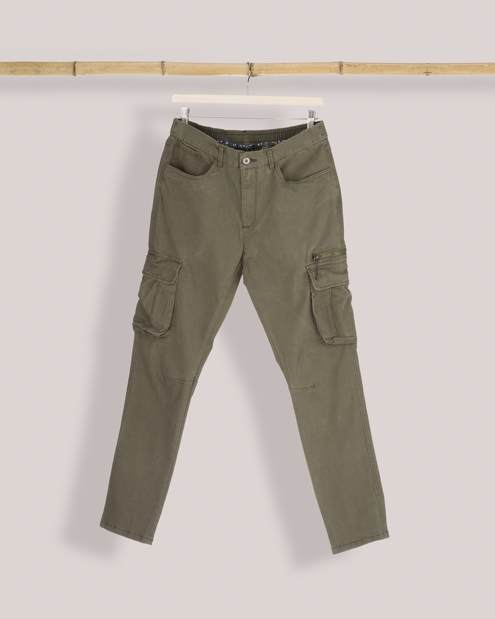 Ανδρικό Cargo Pants Harpy χωρίς λάστιχο (Χακί)