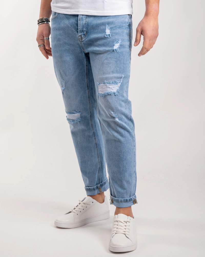 Ανδρικό jean HARPY με σκισίματα -loose fit