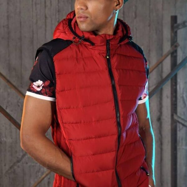 Ανδρικό αμάνικο μπουφάν Harpy (Κόκκινο)