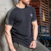 T-Shirt Harpy με ρίγα (Μαύρο)
