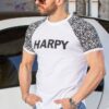 T-Shirt HARPY με στάμπα και Ρεγκλάν μανίκι (Λευκό)