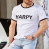 T-Shirt Harpy με στάμπα και λεπτομέρειες (Λευκό)