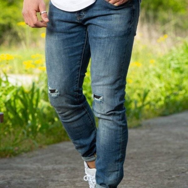 Jean Παντελόνι Harpy με λεπτομέρεια στο γόνατο