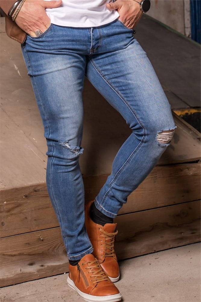 Ανδρικό Jean Harpy με σκίσιμο στο γόνατο