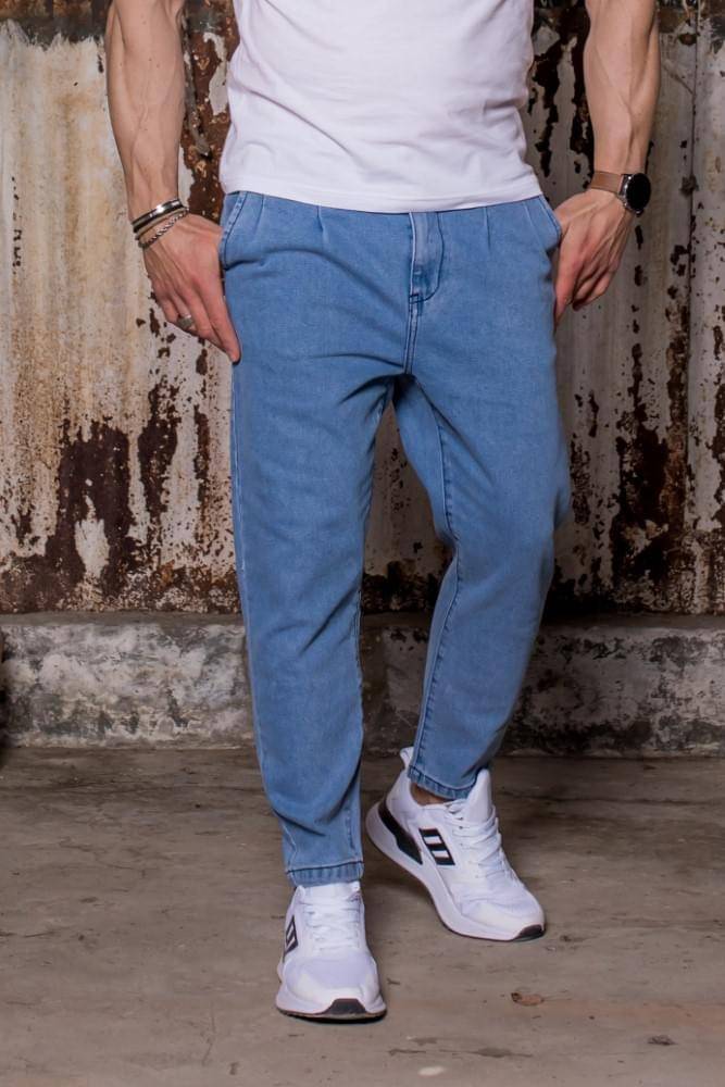 Ανδρικό Jean παντελόνι Harpy απλό σε Loose γραμμή