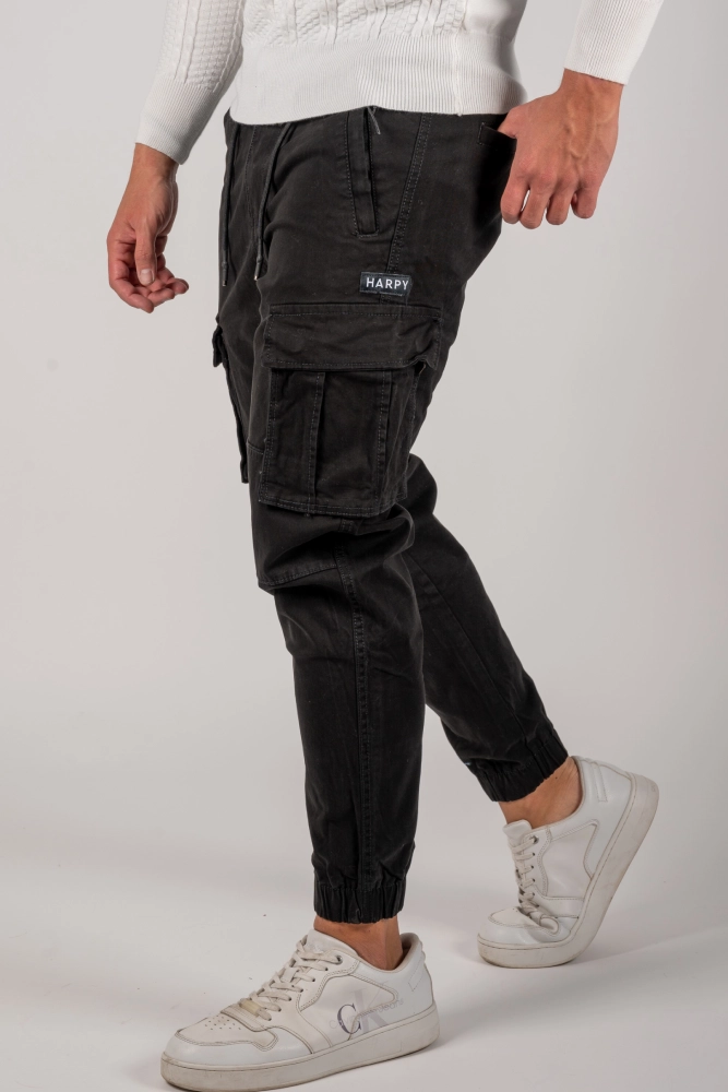 Ανδρικό Cargo Pants Harpy (Μαύρο)