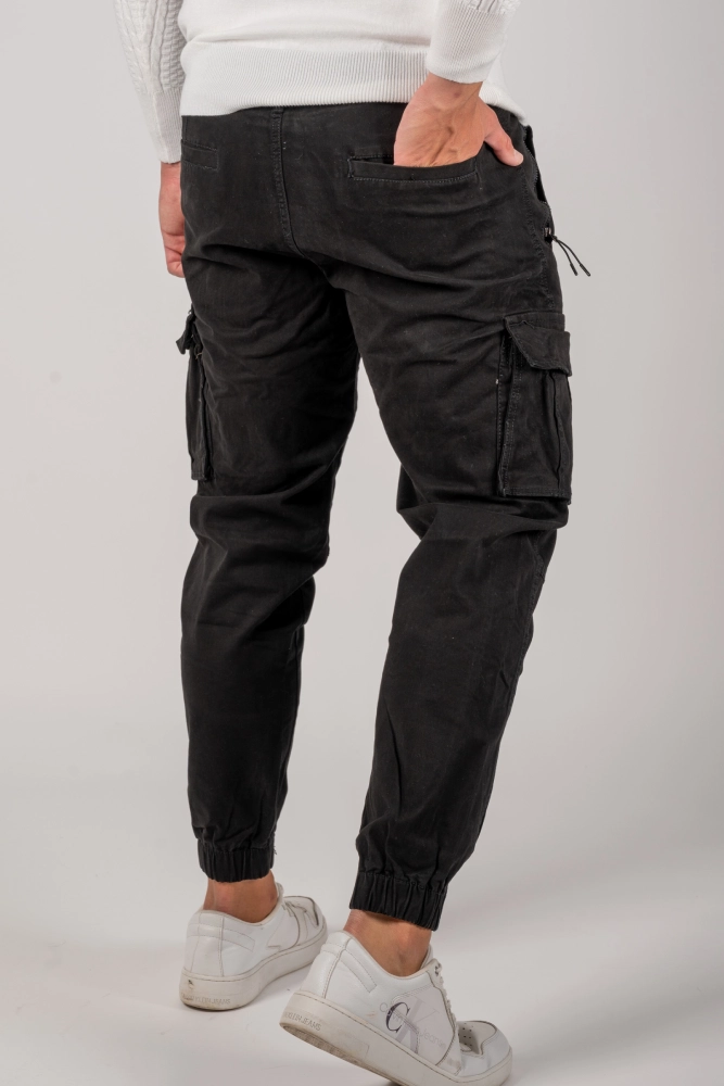 Ανδρικό Cargo Pants Harpy (Μαύρο) - Image 2