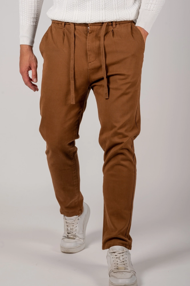 Ανδρικό υφασμάτινο παντελόνι Harpy (Καφέ)