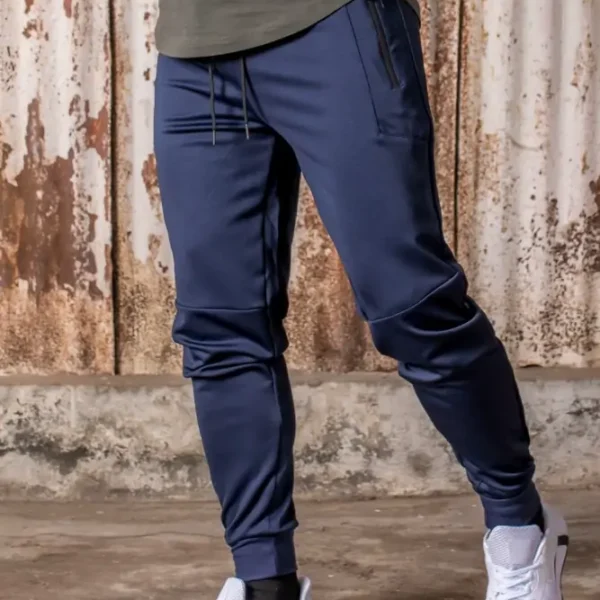 Ανδρική φόρμα με φερμουάρ στις τσέπες (Μπλε)