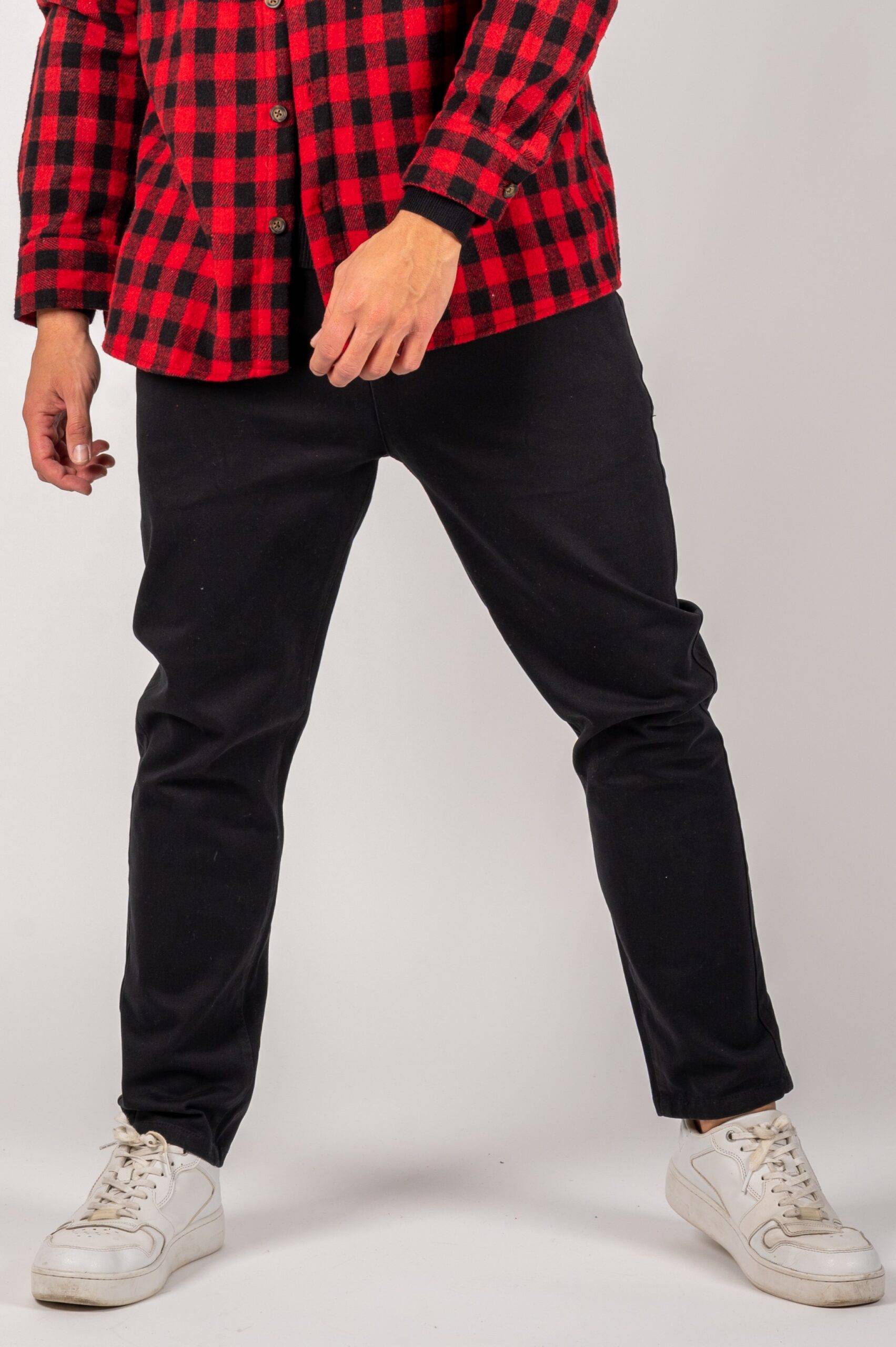 Ανδρικό υφασμάτινο παντελόνι Harpy (Μαύρο)