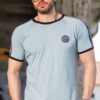 T-Shirt Harpy με τρέσα (Σιέλ)