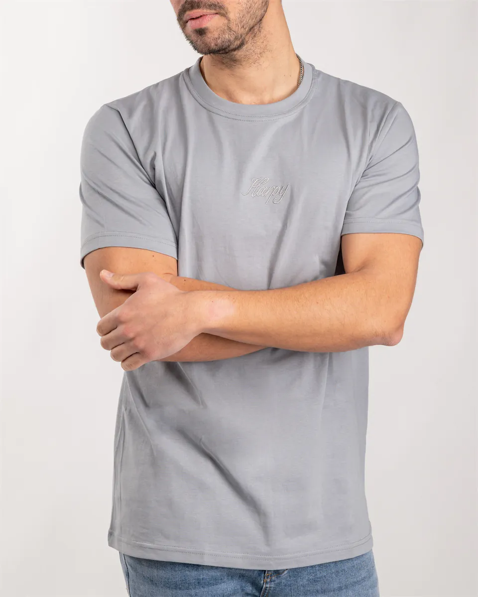 Ανδρικό T-Shirt με κέντημα Harpy (Γκρι) - Image 3