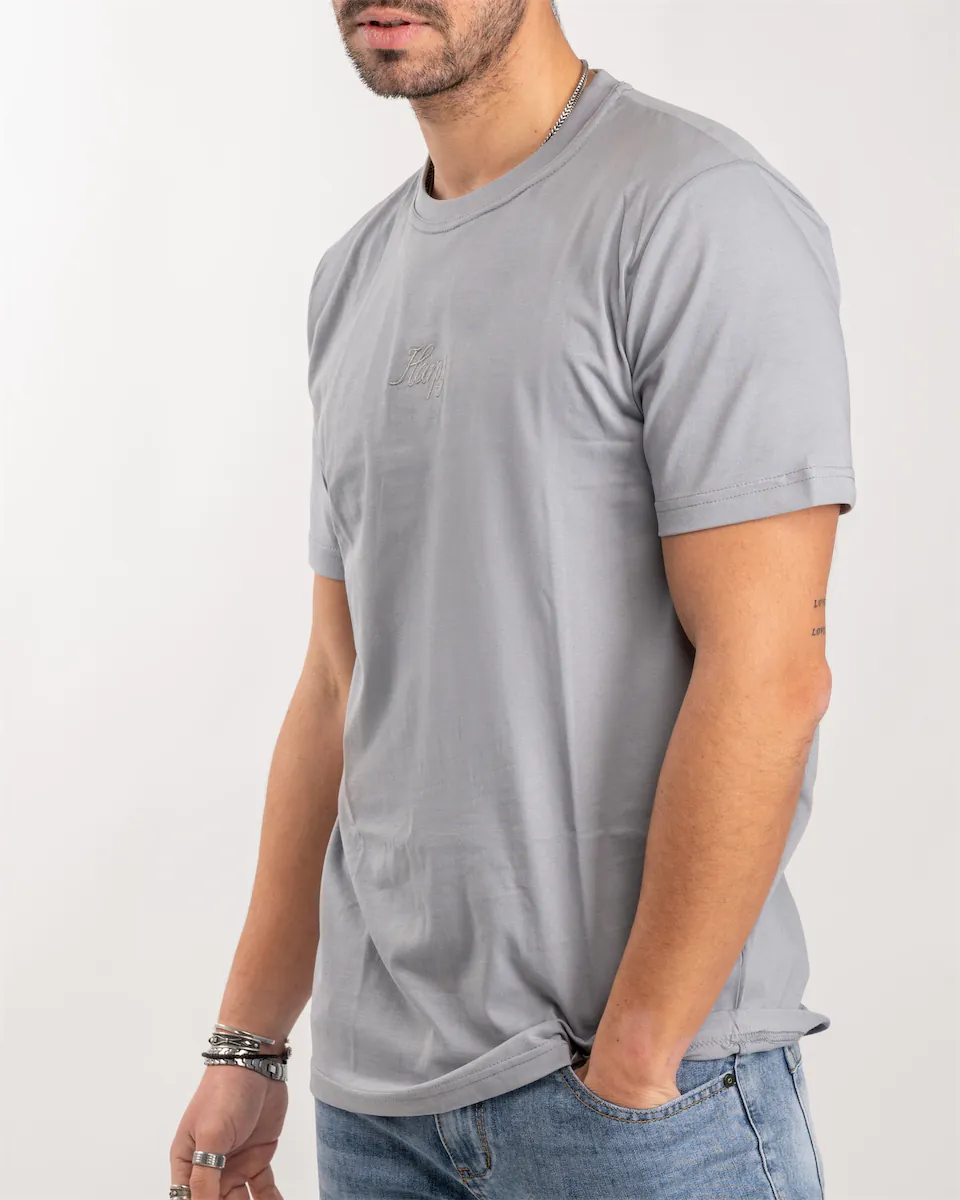 Ανδρικό T-Shirt με κέντημα Harpy (Γκρι) - Image 2
