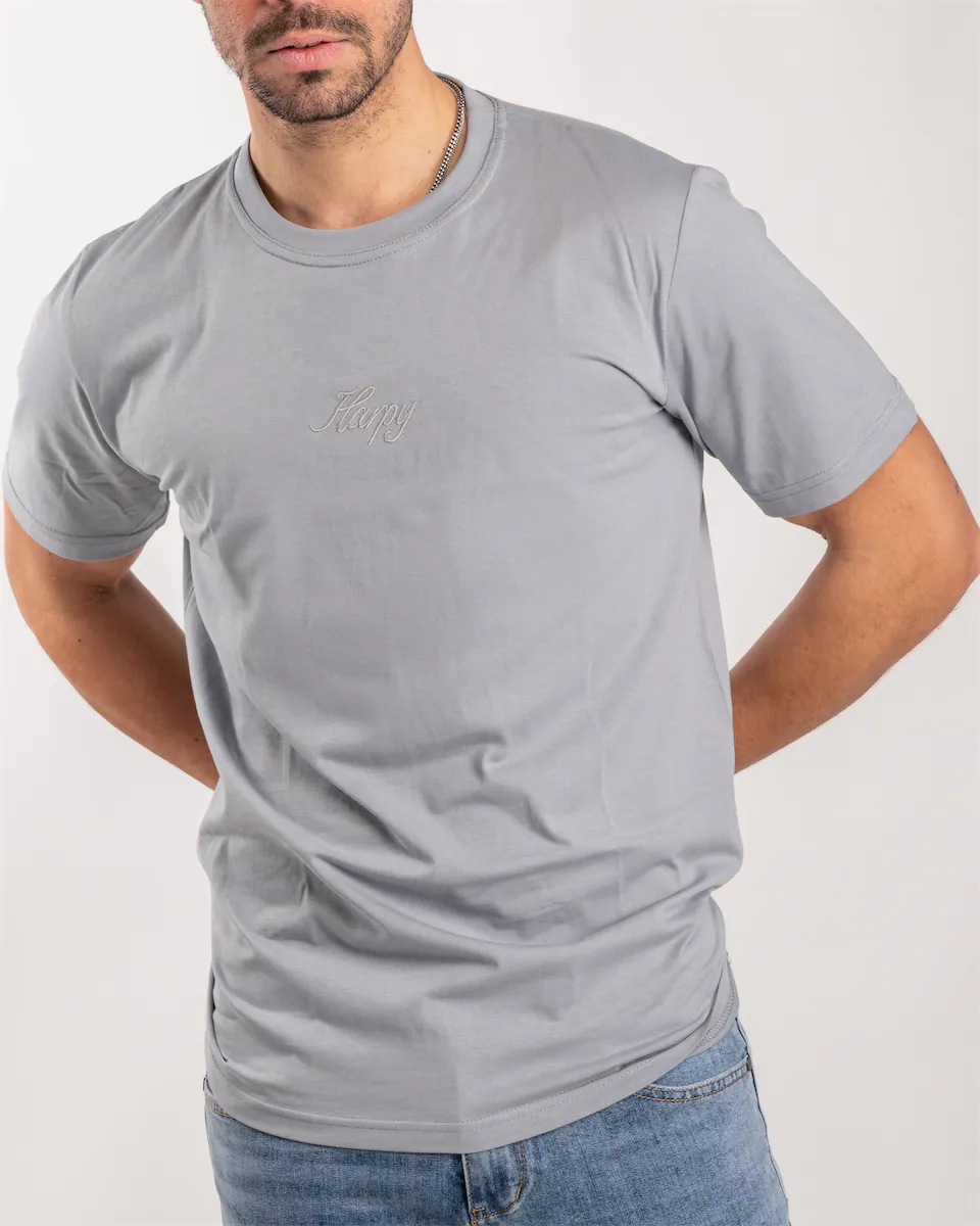 Ανδρικό T-Shirt με κέντημα Harpy (Γκρι)