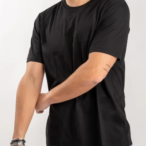 Alternative view of Ανδρικό T-Shirt με κέντημα Harpy (Μαύρο)