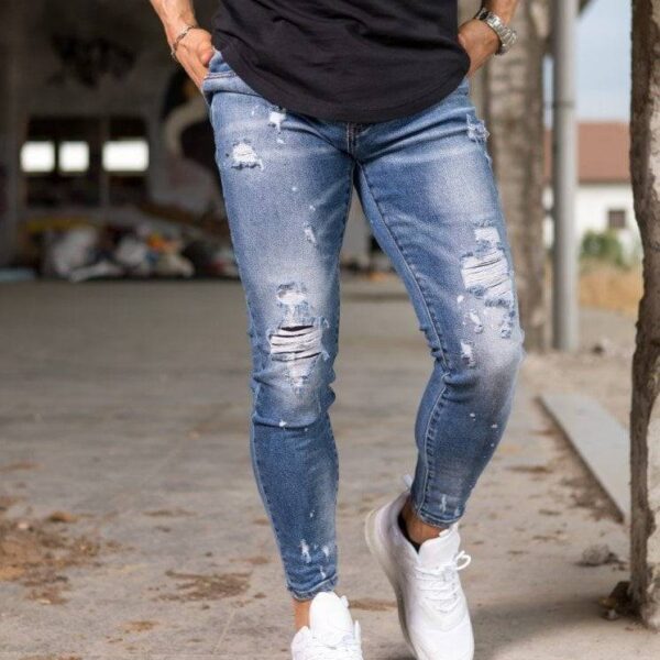 Ανδρικό Jean παντελόνι Harpy σκισμένο
