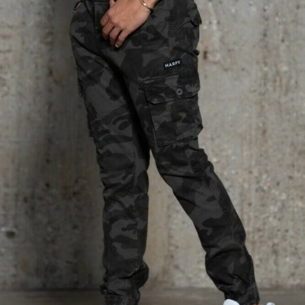 Ανδρικό Cargo Pants παραλλαγής Harpy Army Grey (Γκρι)