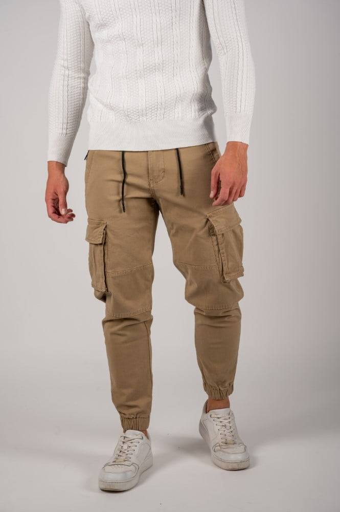 Ανδρικό Cargo Pants Harpy (Μπεζ) - Image 7
