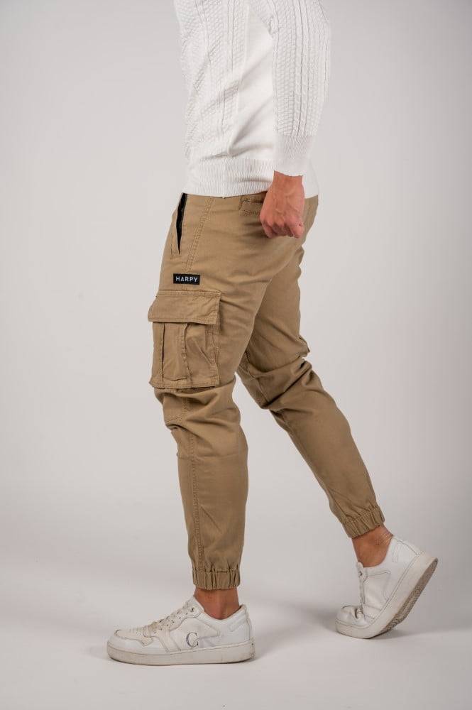 Ανδρικό Cargo Pants Harpy (Μπεζ) - Image 8