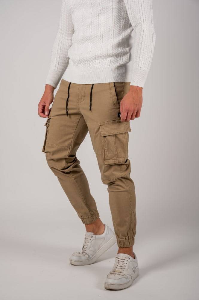 Ανδρικό Cargo Pants Harpy (Μπεζ) - Image 9