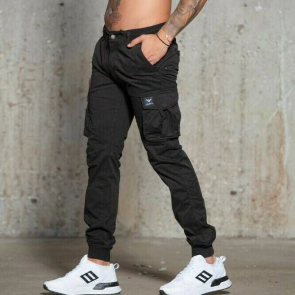 Ανδρικό Cargo παντελόνι Harpy (Μαύρο)