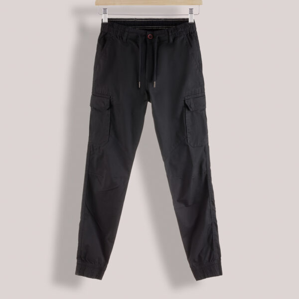 Ανδρικό Cargo παντελόνι με λάστιχο (Μαύρο) Harpy Clothing HARPY 2024.03.09 1