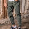 Ανδρικό Jean παντελόνι Harpy (Χακί)