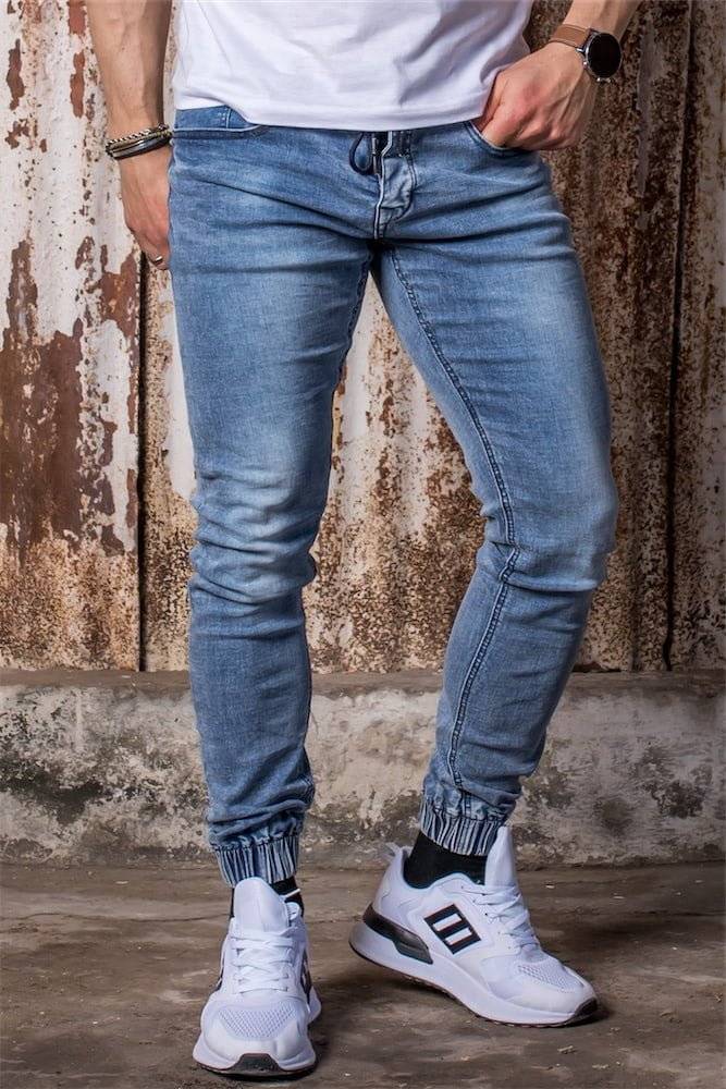 Ανδρικό Jean παντελόνι Harpy με λάστιχο
