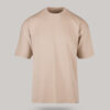 Ανδρικό Oversized T Shirt με ανάγλυφο ύφασμα (Μπεζ) Harpy Clothing PROTI (4)