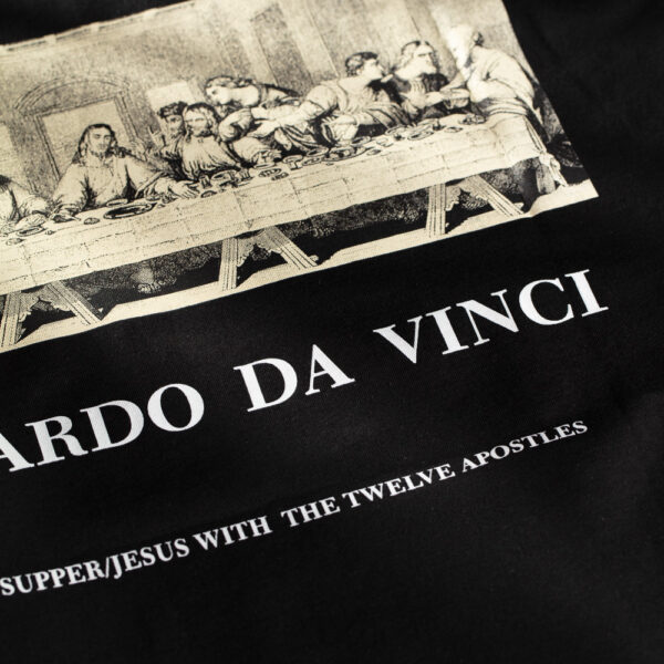 Ανδρικό Oversized T Shirt με στάμπα DA VINCI στην πλάτη (Μαύρο) HARPY 2024.06.03 27