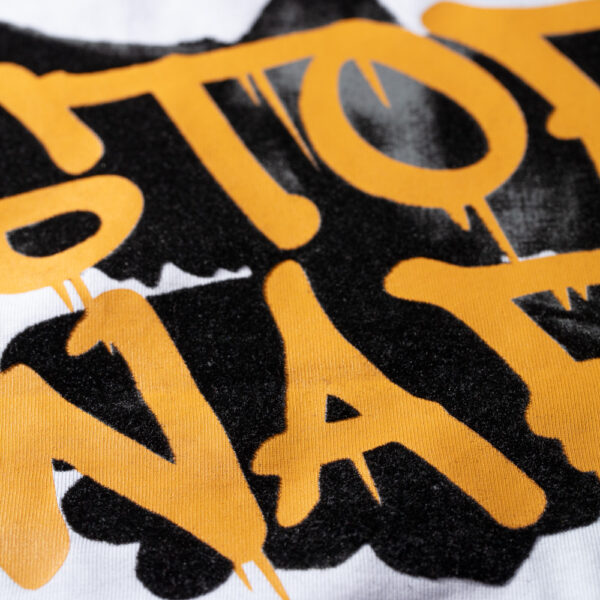 Ανδρικό Oversized T Shirt με στάμπα STOP WARS στην πλάτη (Λευκό) Harpy Clothing HARPY 2024.02.08 66