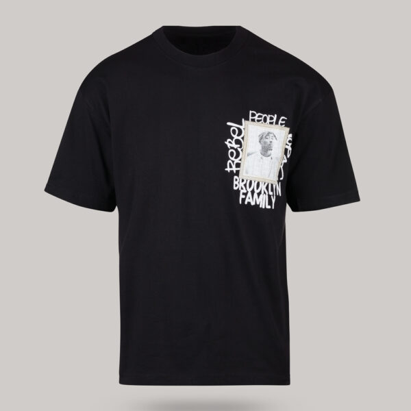 Ανδρικό Oversized T Shirt με στάμπα TUPAC στην πλάτη (Μαύρο) Harpy Clothing HARPY 2024.02.08 14