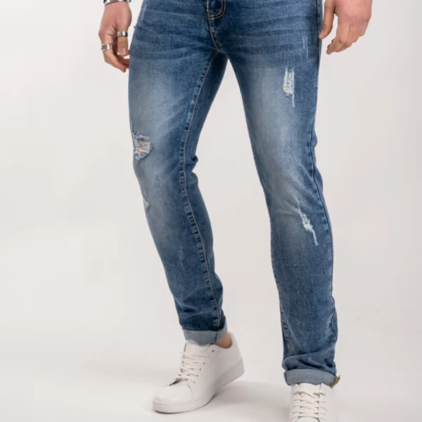 Ανδρικό jean HARPY με σκισίματα -skinny fit