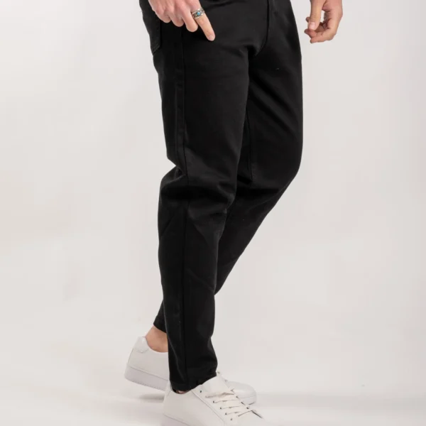 Ανδρικό jean HARPY απλό -boyfriend fit (Μαύρο)