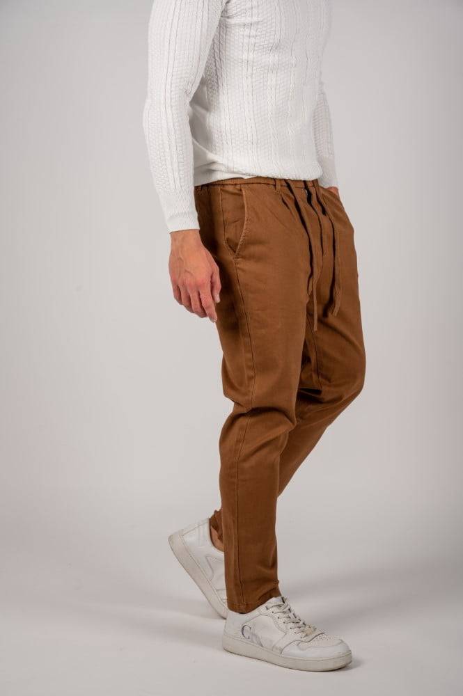Ανδρικό υφασμάτινο παντελόνι Harpy (Καφέ) - Image 10