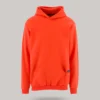 Ανδρική φούτερ μπλούζα με κουκούλα και λάστιχο στο τελείωμα ( Πορτοκάλι)